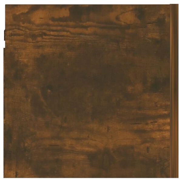 vidaXL Wiszące szafki TV, 8 szt., przydymiony dąb, 30,5x30x30 cm