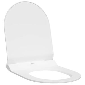 vidaXL Deska toaletowa Z regulacją Biały 50 x 36,5 x 5 cm polipropylen