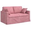 vidaXL Sofa 2 pcs R&oacute;żowy