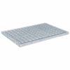 vidaXL Ruszt srebrny 50 x 35 x 2 cm Stal ocynkowana na gorąco