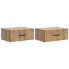 vidaXL Wisząca Szafka Nocna 2 pcs Dąb artisan 49 x 34,5 x 20 cm