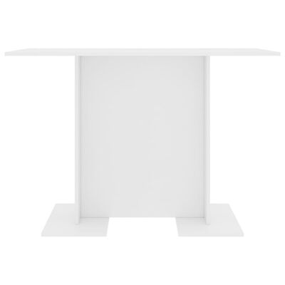 vidaXL Stół jadalniany, biały, 110x60x75 cm, materiał drewnopochodny