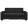 vidaXL Sofa dwuosobowa czarna 180x77x82 cm aksamitna