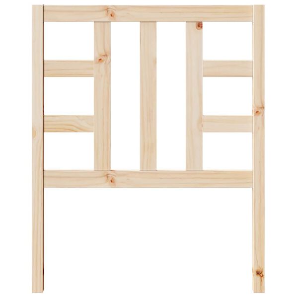 vidaXL Wezgłowie ł&oacute;żka, 81x4x100 cm, lite drewno sosnowe