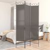 vidaXL Parawan 3-panelowy, antracytowy, 120x220 cm, tkanina