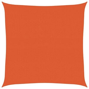 vidaXL Żagiel przeciwsłoneczny, 160 g/m&sup2;, kwadrat, pomarańcz, 4x4 m