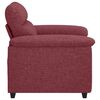vidaXL Sofa Fotel Wino Czerwone 100x81x84 cm Tkanina