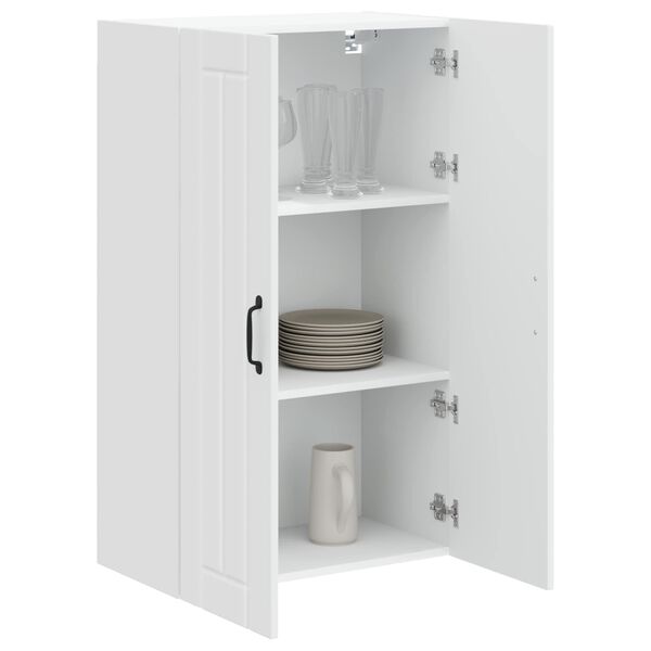 vidaXL Szafka kuchenna Wysoki połysk biały 60 x 31 x 100 cm