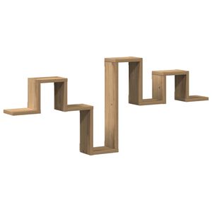 vidaXL P&oacute;łka ścienna Dąb rzemieślniczy 104,5 x 43 x 10 cm