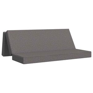 vidaXL Składana Sofa Ł&oacute;żko 180 x 67 x 45 cm jasnoszary