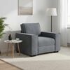 vidaXL Sofa Fotel Ciemnoszary 100x78x84 cm Aksamit