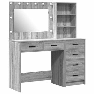 vidaXL Toaletka 2 szt. Jasnoszary 78,5 x 41 x 135 cm