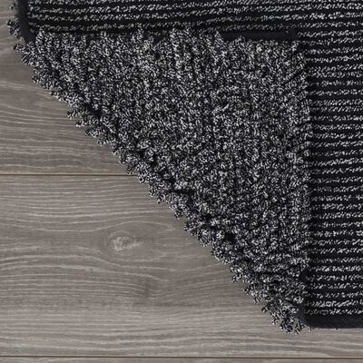Sealskin Dywanik toaletowy Misto, bawełna, 55x60 cm, czarno-biały