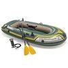 Intex Ponton dmuchany Seahawk 2 z wiosłami i pompką, 68347NP