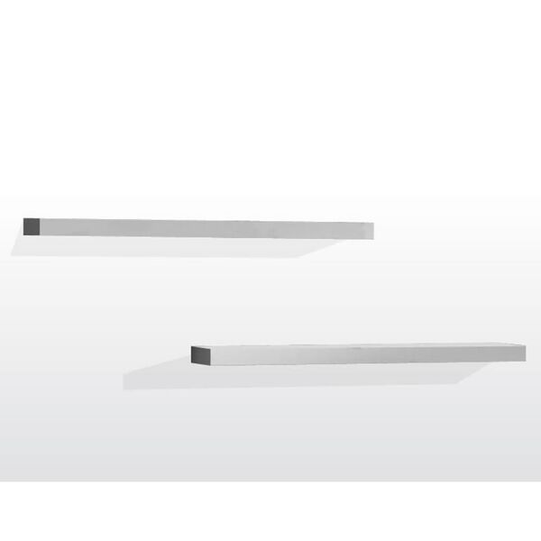 Vipack P&oacute;łki ścienne Lara, 2 szt., drewniane, białe