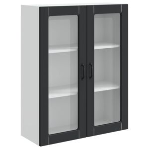 vidaXL Front do zmywarki Kalmar Czarny 80 x 31 x 100 cm