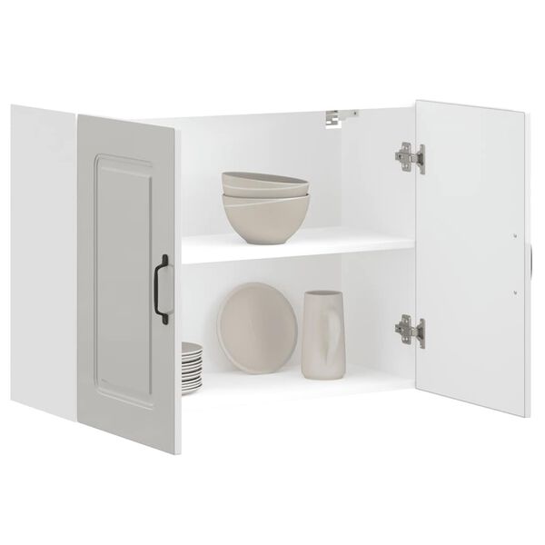 vidaXL Szafka kuchenna ścienna dolna, Kalmar, biała