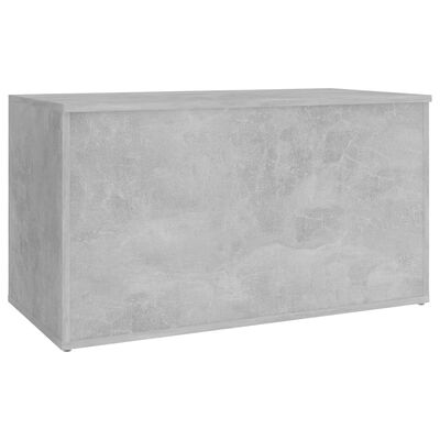 vidaXL Skrzynia, szarość betonu, 84x42x46 cm, materiał drewnopochodny