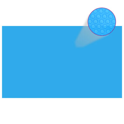 vidaXL Prostokątna pokrywa na basen, 500 x 300 cm, PE, niebieska