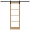 vidaXL Drzwi przesuwne ORKDAL Naturalny 73,5 x 198,5 cm