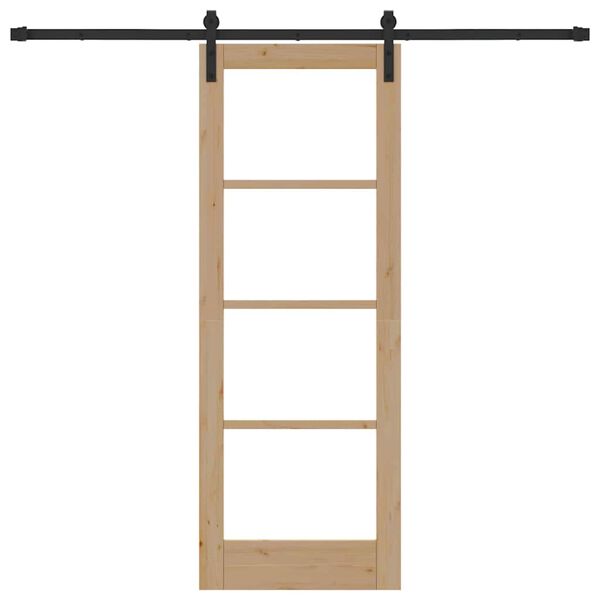 vidaXL Drzwi przesuwne ORKDAL Naturalny 73,5 x 198,5 cm