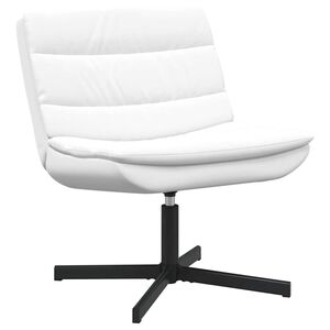 vidaXL Fotel obrotowy Biały 63 x 75 x 76 cm PU
