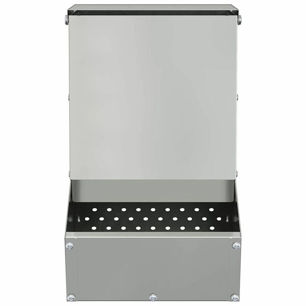 vidaXL Karma dla Kr&oacute;lik&oacute;w Srebrny 17,5 x 26 x 28,5 cm