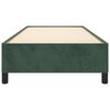 vidaXL Rama łóżka bez materaca, ciemnozielone, 90x200 cm, aksamitne