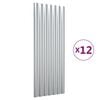vidaXL Panele dachowe, 12 szt., malowana proszkowo stal, 100x36 cm