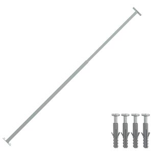 vidaXL Regulowana barierka zabezpieczająca okno, 710-1200 mm