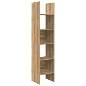 vidaXL Szafka na książki 5 poziomy 40 x 35 x 180 cm Dąb rzemieślniczy