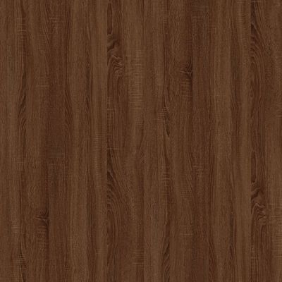vidaXL Stolik boczny, brązowy dąb, 50x46x35cm, materiał drewnopochodny