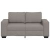 vidaXL Sofa 2-osobowa Taupe 160x77x82 cm Tkanina