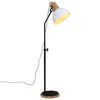 vidaXL Lampa stojąca, 25 W, biała, 30x30x100-150 cm, E27