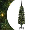 vidaXL Sztuczna choinka Zielony 120 cm PVC, stal i plastik