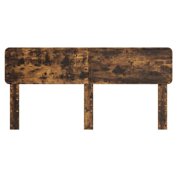 vidaXL Zagł&oacute;wek Dąb wędzony 200 cm Materiał drewnopochodny