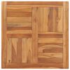 vidaXL Blat stołu, lite drewno tekowe, 70x70x2,5 cm