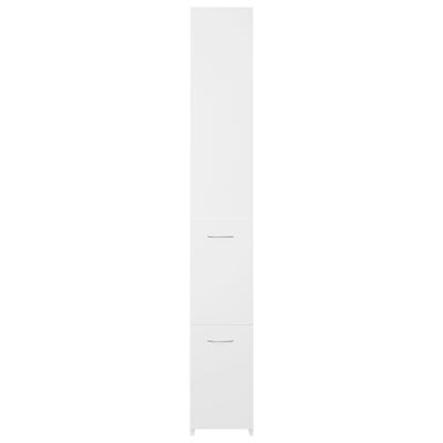 vidaXL Szafka łazienkowa, biała, 25x26,5x170cm materiał drewnopochodny