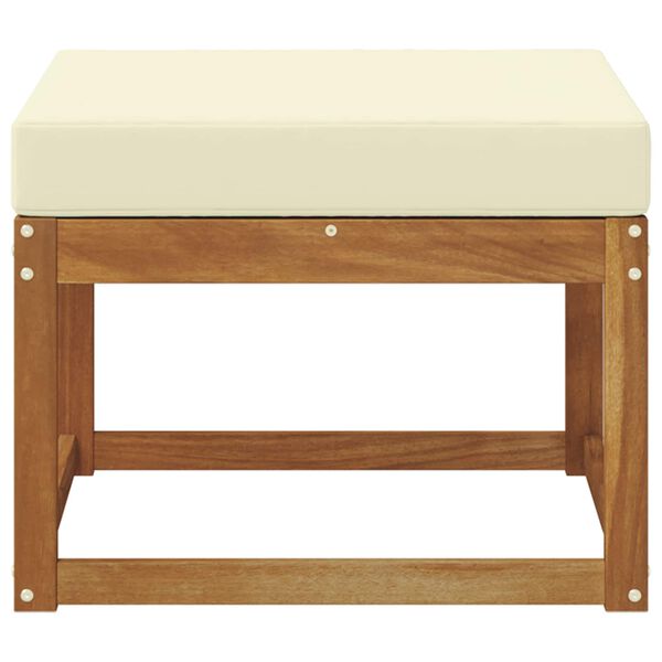 vidaXL Pufa na zewnątrz Lite Drewno Akacji Naturalny