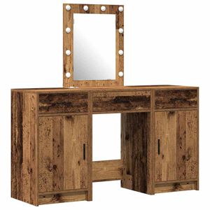 vidaXL Toaletka Brązowy 50 x 41 x 135 cm Drewno inżynieryjne