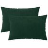 vidaXL Poszewka na poduszkę 2 pcs HEERLEN Ciemnozielony 30 x 50 cm