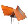 vidaXL Namiot Tipi Szary i pomarańczowy 510 x 690 x 330 cm tafta