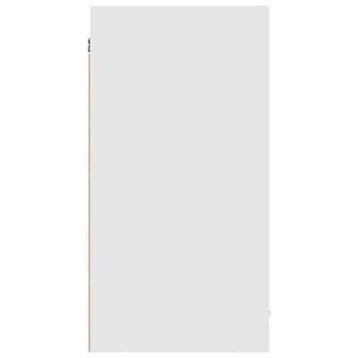 vidaXL Szafka wisząca, biała o wysokim połysku, 80x31x60 cm
