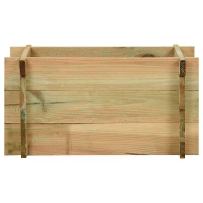 vidaXL Skrzynia ogrodowa, impregnowane drewno sosnowe, 40 cm