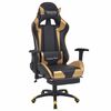 vidaXL Fotel gamingowy złoty 70 x 71 x 136 cm Sztuczna sk&oacute;ra