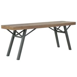 vidaXL Ławka ogrodowa, 120 cm, lite drewno akacjowe