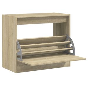 vidaXL Szafka na buty, dąb sonoma 80x42x69 cm, materiał drewnopochodny