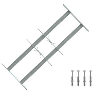 vidaXL Krata bezpieczeństwa do okien z 2 poprzeczkami 3 pcs 430-740 mm