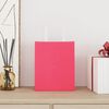 vidaXL Torby papierowe 250 szt. z uchwytami R&oacute;żowe 18x8x22 cm