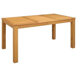 vidaXL St&oacute;ł jadalny 150 x 85 x 75 cm Dąb lite naturalny Prostokątny